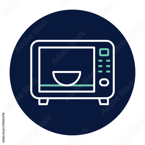 Photos Microwave vector, pixel perfect, illustrator file