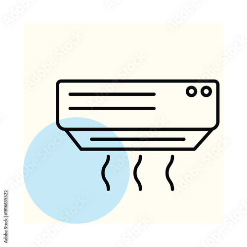 Air Conditioner vector, pixel perfect, illustrator file 
