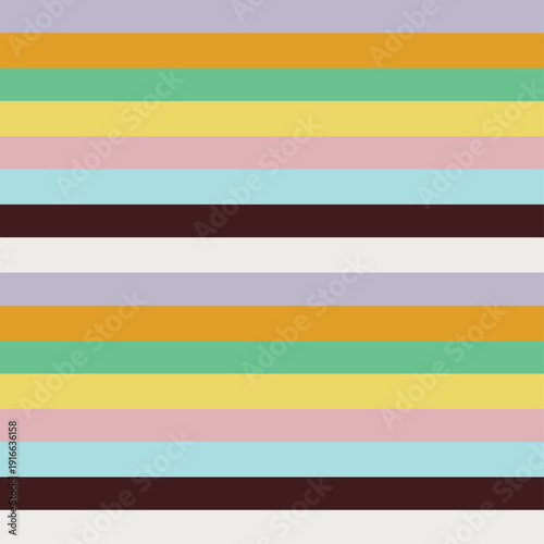 Pastel Multicolor Stripe Seamless Pattern Background