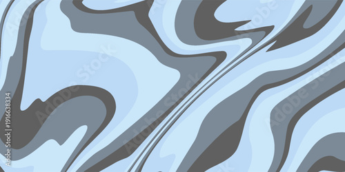 Abstract background seamless pattern with colorful waves. Trendy vector illustration in retro psychedelic style