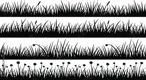 Collection of black turkey silhouettes farm bird icons set isolated on white background cad drawing flat vector illustration for thanksgiving holiday design