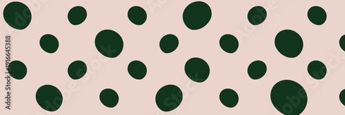 Vector flat background. Minimalist green trendy abstract polka dot pattern on a light background. Perfect for screensaver, poster, card, invitation or home decor.