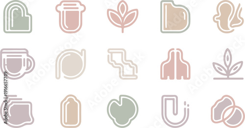 Soft Pastel Cute Icon Collection