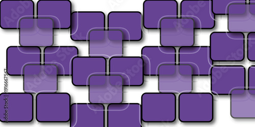 Glowing neon banners, illuminated colorful square frames. Shiny vibrant border, glow effect. 