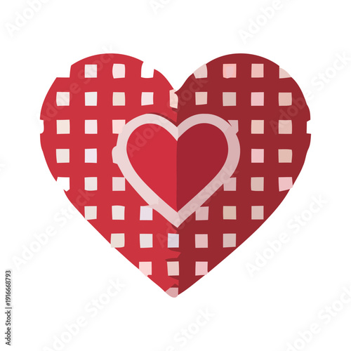 A loving heart symbol representing affection and romance, perfect for celebrating Valentine's Day or expressing deep emotions