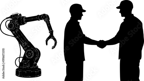 Human-Robot Collaboration and AI Integration Technical Silhouette for Smart Manufacturing Industry