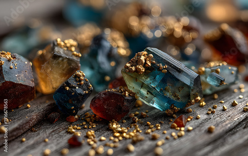 A high-resolution image of shimmering minerals, perfect for content related to personal wealth, premium craftsmanship, and aesthetics.