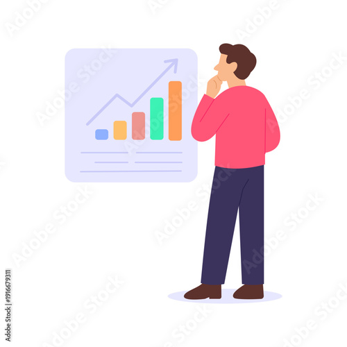 Growth Blueprint, structured framework guiding expansion strategy, Flat vector character illustration