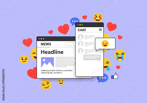 Digital Communication and News Consumption with Emojis.