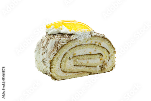 Wallpaper Mural Zitronenrolle Zitronenkuchen freigestellt isoliert Studio Torontodigital.ca