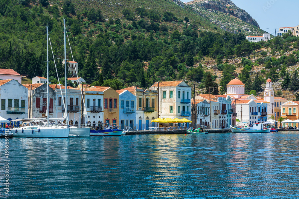 Obraz premium The Kastellorizo Island view in Greece