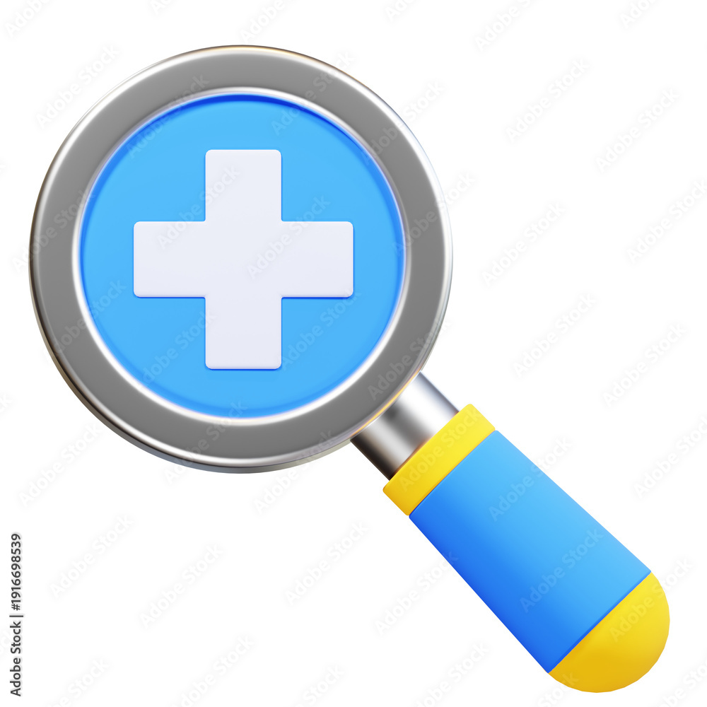 Fototapeta premium 3D Zoom In Icon