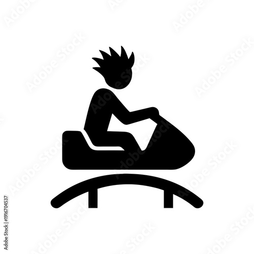 High Speed Bumper Car Icon