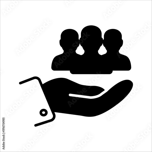 Customer service web banner icon illustration concept for customer support and telemarketing services with help, client, advice, chat, service, reliability, quality and satisfaction icons.