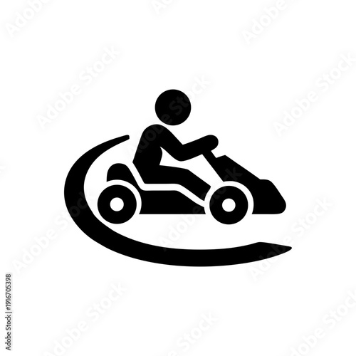 Fast Track Go Kart Icon