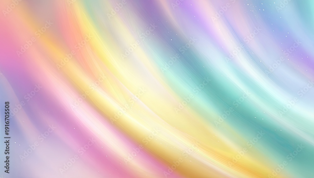 Obraz premium Swirling blend of soft pastel colors creating a dreamy, abstract and ethereal background