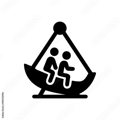 Giant Pendulum Boat Swing Icon