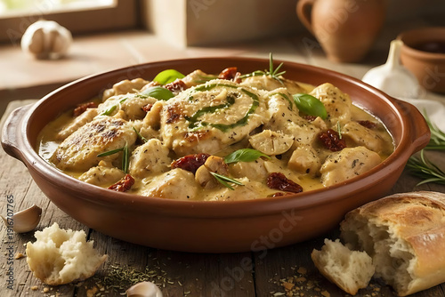 Rustic Tuscan Butter Chicken in Luxurious Garlic Parmesan Cream