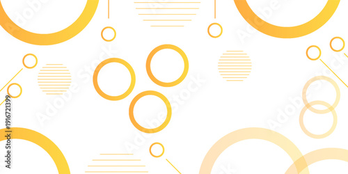 geometric banner background orange and yellow abstract memphis .modern banner background. vector eps 10