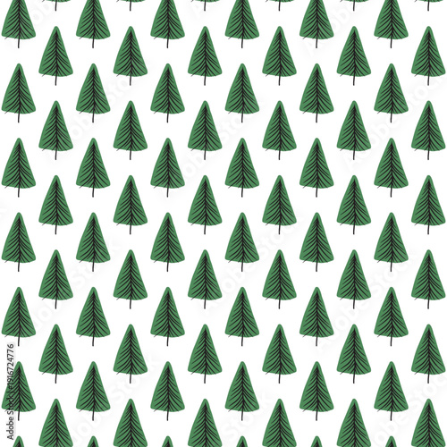 mixed seamless pattern, tree leaf animals etc