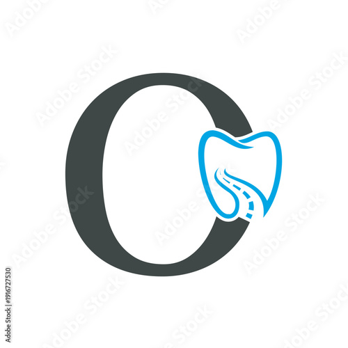  Dental Logo Combine With Letter O Vector Template