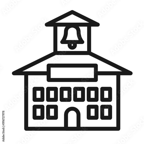 building vector sketch icon
