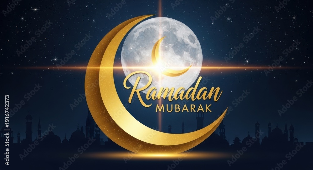 Fototapeta premium Ramadan Mubarak