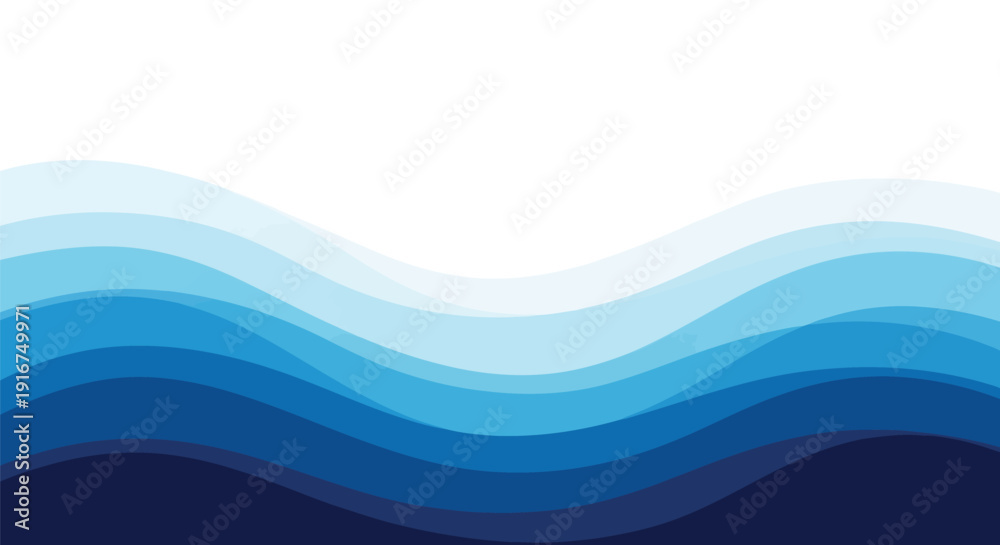 Fototapeta premium blue water vector design
