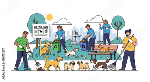 Dog Park Rules and Community Clean Up