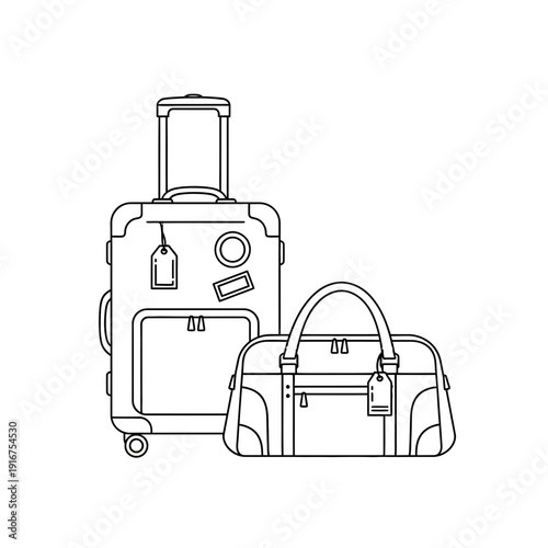 Luggage and Travel Bag Set