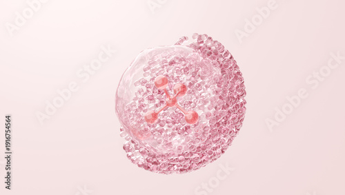 Photos Double encapsulation exosome vesicles for PDRN peptide collagen delivery, skinca