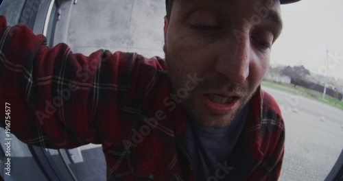 Photography Disoriented, Intoxicated Male With Marginal Appearance Rings Smart Doorbell