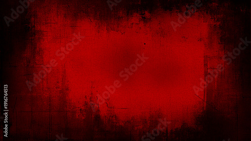 High-resolution red and black grunge background with intense texture effects.