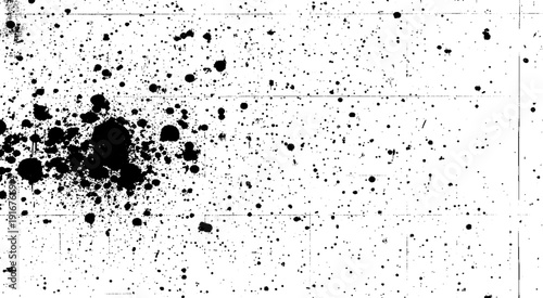 Abstract white and black grunge dust particle and dust grain texture. grunge texture with scratches and cracks paint wall texture. dust overlay.