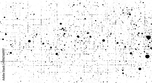Abstract white and black grunge dust particle and dust grain texture. grunge texture with scratches and cracks paint wall texture. dust overlay.