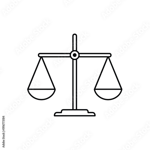 Golden scales of justice 3D vector icon symbolizing balance equality law and legal measurement