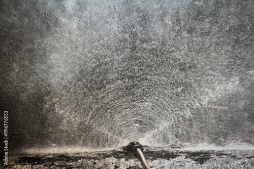 Wallpaper Mural A water diffuser is a firefighting device that shoots water into the air to rain down on a fire Torontodigital.ca