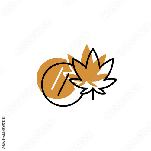 medical marijuana vector icon. flat sign for mobile concept and web design. Symbol, logo illustration. Vector graphics