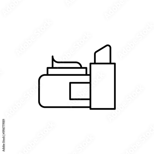 beauty product vector icon. flat sign for mobile concept and web design. Symbol, logo illustration. Vector graphics