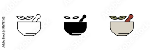 herbal remedies icon. Line, solid and filled outline colorful version, outline and filled vector sign. Idea Symbol, logo illustration.