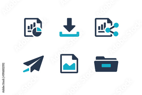 Symbol simple no share labels vector image style background generation download icon