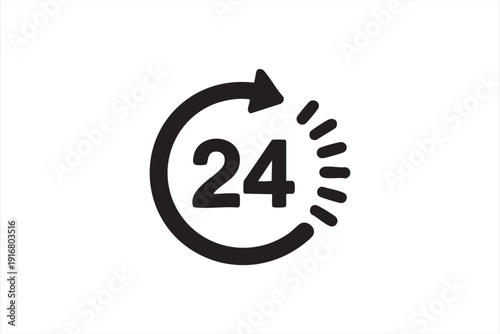 Continuous Support and Assistance Minimal Icon