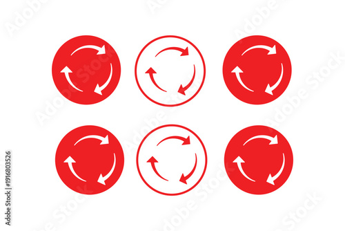 Refresh Button Icon Vector Illustration Design. refresh arrow icon transparent. reload, reset. repeat, recycling sign. circular arrow icon vector. update icon. replay, reboot sign in white