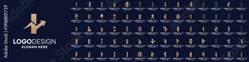 Collections of initial letter I logo design. Usable for business and company logo