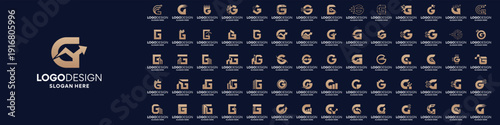 Collections of initial letter G logo design. Usable for business and company logo