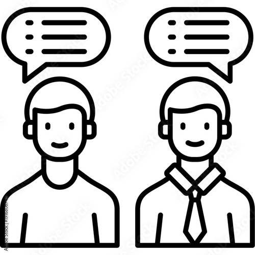 Conversation Outline Icon