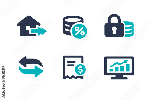 Fee refund dashboard grid scalable no arrows icon payment vector symbol icons