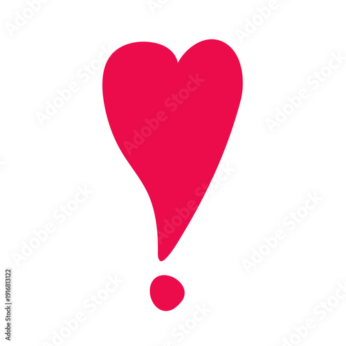 Question mark doodle hand drawn punctuation doubt sign flat element. Warning attention hesitation sign. Query FAQ concept, finding answer. Isolated. Vector illustration