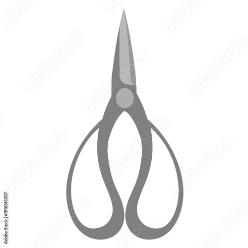 日本の伝統的な盆栽鋏のイラストレーション