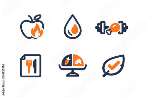 No clean background scalable intake generation tracker icon healthy balance image simple